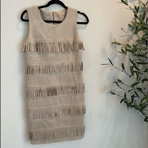 Calvin Klein suede dress